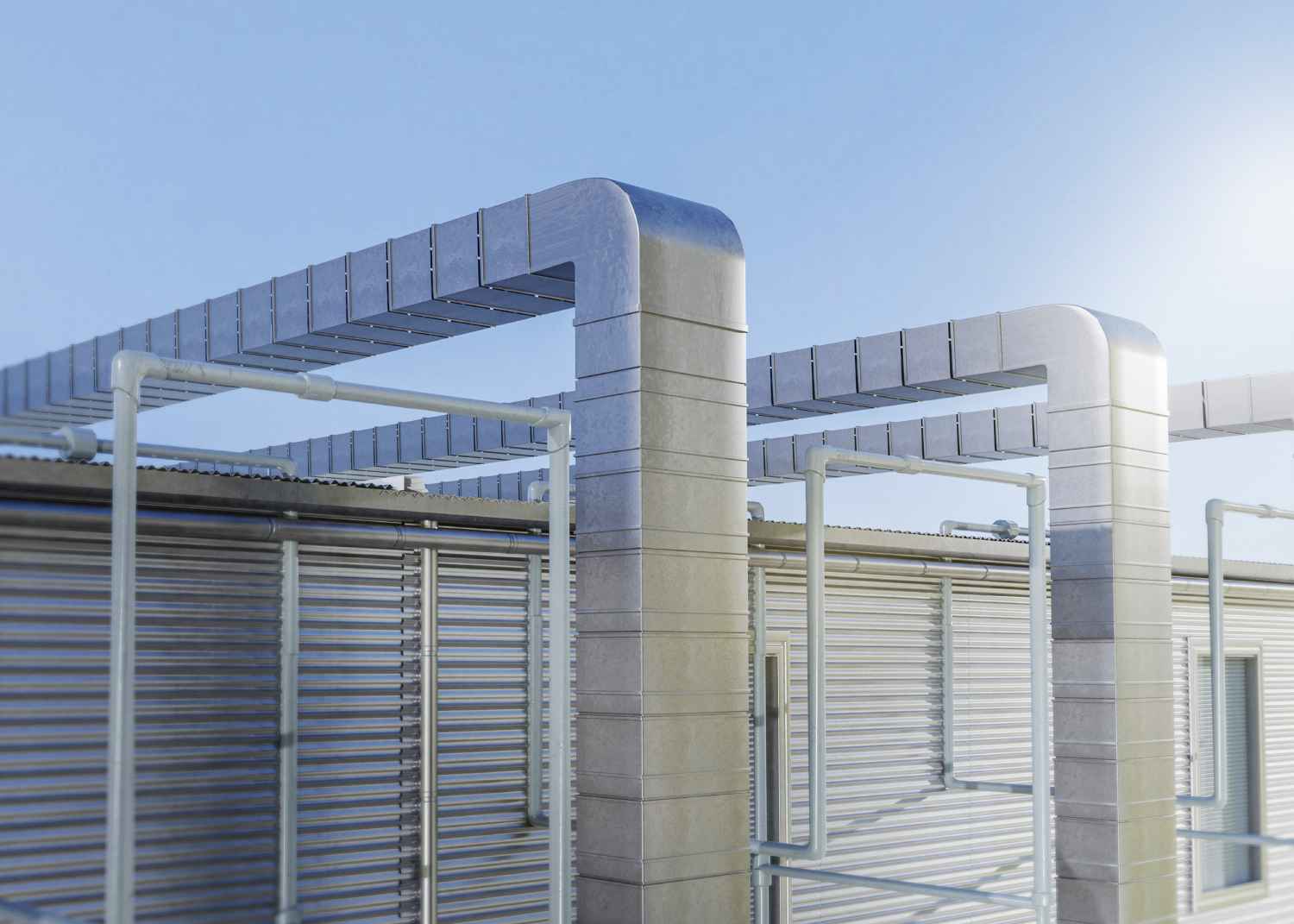 Конструкция из профильных труб Конструкция из профильных труб