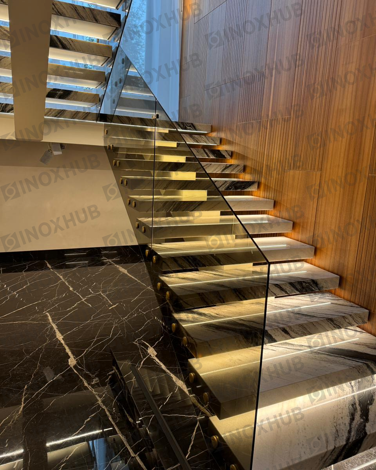 Проекты ограждений из стекла ООО "Альбион Гласс"