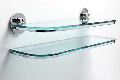 Как повесить стеклянную полку