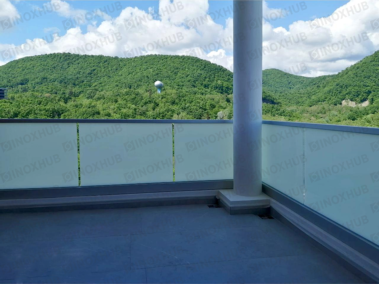 Проект стеклянные ограждения "Белая Русь", Краснодарский край