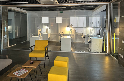 Проект стеклянные офисные перегородки в г. Ставрополь