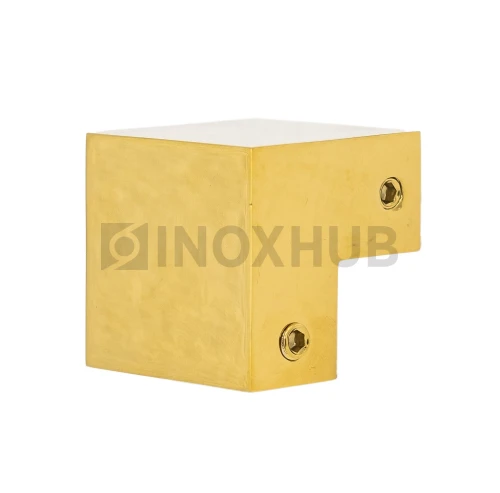 Соединитель штанги 90° (340 Gold), штанга 30×10 мм, под Золото Соединитель штанги 90° (340 Gold), штанга 30×10 мм, под Золото