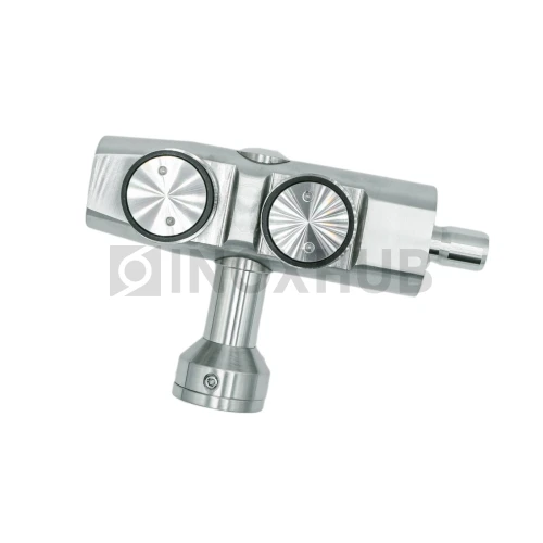 Фитинг (730 SSS) с осью стена-фрамуга под зенковку, нерж. сталь матовая Фитинг (730 SSS) с осью стена-фрамуга под зенковку, нерж. сталь матовая