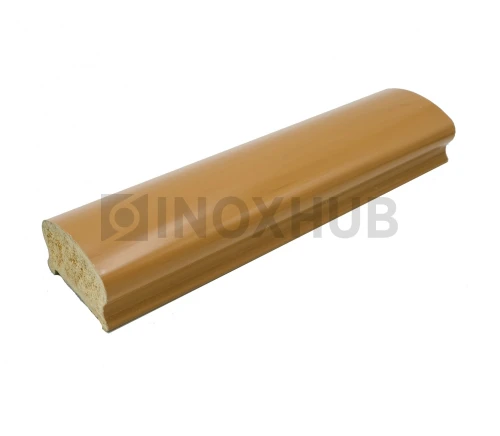 Пластиковый поручень, фигурный, цвет Орех, 38.0×64.0×4000 мм Пластиковый поручень, фигурный, цвет Орех, 38.0×64.0×4000 мм
