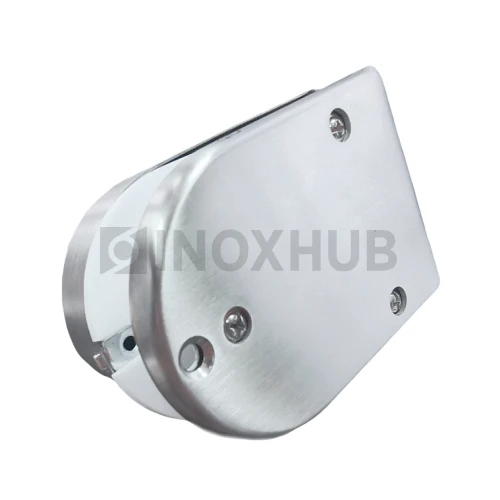 Защелка (017-1 SSS) без сверления, с ответной частью на стену, нерж. сталь матовая