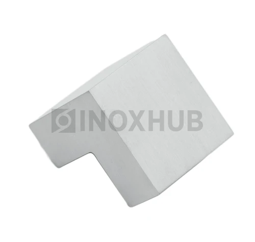 Соединитель штанги 90° (340 SSS), штанга 30×10 мм, нерж. сталь матовая Соединитель штанги 90° (340 SSS), штанга 30×10 мм, нерж. сталь матовая