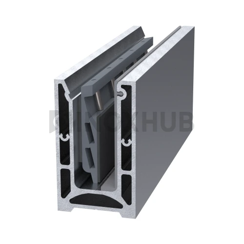 Профиль 106 БАЗА комплект, 62.0×106.0×6000 мм, не анодированный алюминий