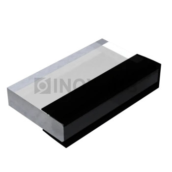 Профиль (211-8 BLC) без уса, L=2200, стекло 8.0 мм, ПВХ Черный мат