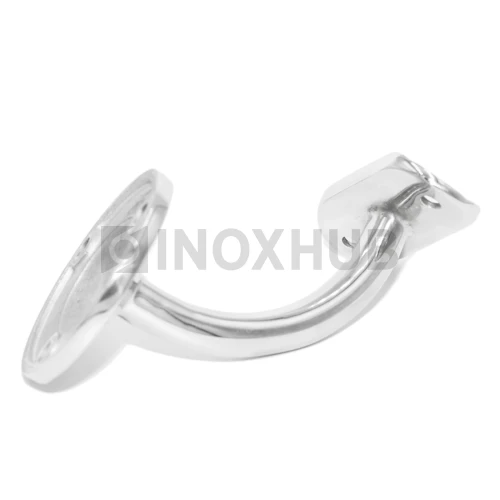 Крепление пристенного поручня с ложементом (Ø38.1) сварное (комб), AISI 304, GRIT 600