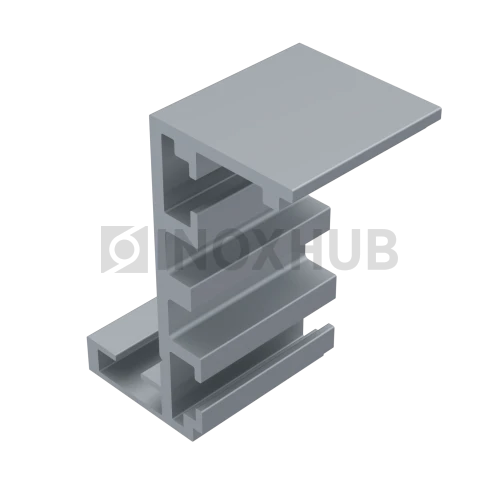 Комплект (802-6000 AL) Z-обр. дверной коробки, L=6120 мм, Анодированный алюминий  Комплект (802-6000 AL) Z-обр. дверной коробки, L=6120 мм, Анодированный алюминий