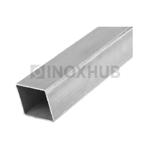 Профильная труба AISI 304, 20×20×1.5×6000 мм, GRIT 320