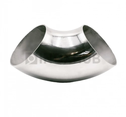 Отвод Ø101.6×2.0 мм, AISI 304, GRIT 600 Отвод Ø101.6×2.0 мм, AISI 304, GRIT 600