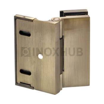 Петля (516 Bronza) стена-стекло, открывание наружу, под Бронзу