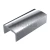 П-поручень под уплотнитель, под стекло 16 мм, L=6000, Полированный алюминий П-поручень под уплотнитель, под стекло 16 мм, L=6000, Полированный алюминий