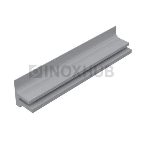 Уплотнитель 2 мм на нащельник к несущему профилю, серый