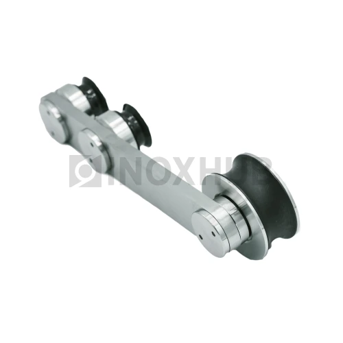 Каретка (810 SSS) плоская под зенковку, нерж. сталь матовая