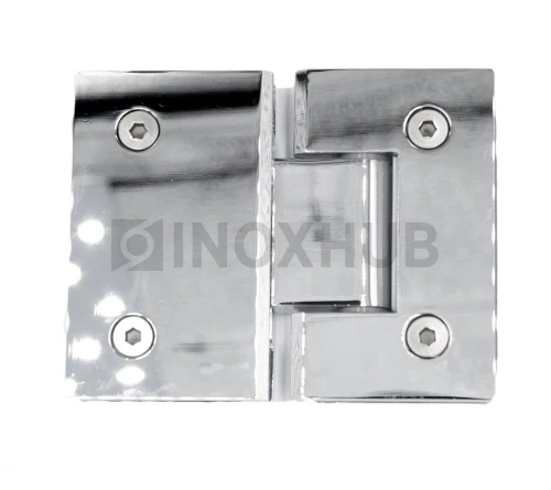 Петля (303 PBrass) стекло-стекло 180°, (без фаски), латунь, полированный хром Петля (303 PBrass) стекло-стекло 180°, (без фаски), латунь, полированный хром