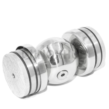 Поворот шаровой регулируемый внутренний, Ø50.8×1.5 мм, AISI 304, GRIT 600