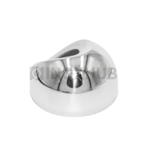 Соединение поручня со стойкой под 30°, Ø42.4 мм, AISI 304, GRIT 320