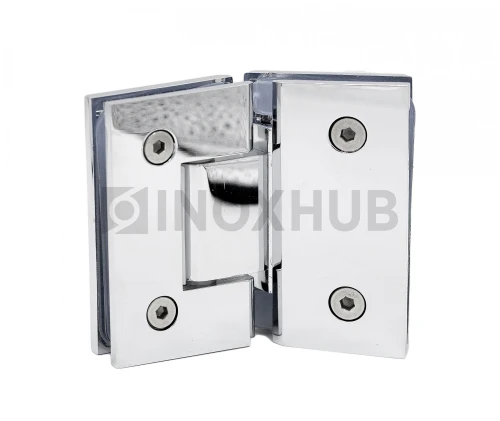 Петля (302 PBrass) стекло-стекло 135° (без фаски), латунь, полированный хром Петля (302 PBrass) стекло-стекло 135° (без фаски), латунь, полированный хром