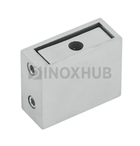 Держатель штанги (343 SSS) к стене, штанга 30×10 мм, нерж. сталь матовая Держатель штанги (343 SSS) к стене, штанга 30×10 мм, нерж. сталь матовая