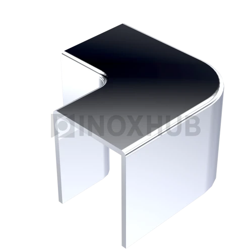 Уголок 90° (766 PC) для профиля 756, пластик хром Уголок 90° (766 PC) для профиля 756, пластик хром