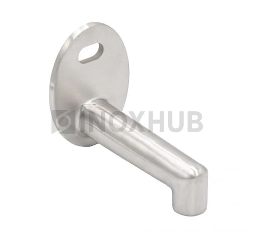 Крепление рутеля к стене вертикальное, AISI 316, GRIT 320