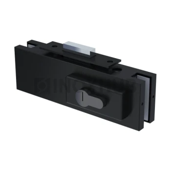 Замок (150С BLC) центральный с прямоугольным ригелем, Черный мат Замок (150С BLC) центральный с прямоугольным ригелем, Черный мат