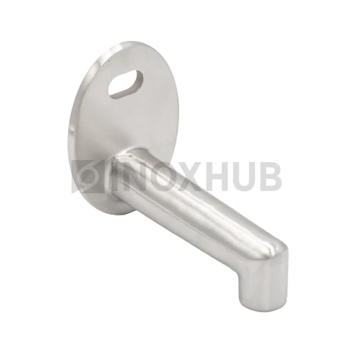 Крепление рутеля к стене вертикальное, AISI 316, GRIT 320