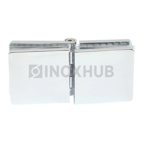 Коннектор (725 reg PSS) стекло-стекло регулируемый, латунь, полированный хром