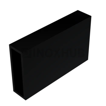 Трек (310-2 BLC), 30×10×2000 мм,  нерж. сталь Черный мат