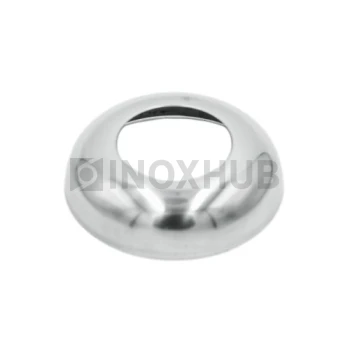 Низ стойки малый декоративный, Ø25.4×50.0 мм, AISI 304, GRIT 600