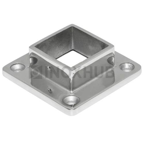 Фланец настенный литой, 40.0×40.0 мм, AISI 304, GRIT 600 Фланец настенный литой, 40.0×40.0 мм, AISI 304, GRIT 600