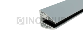 Профиль НАБОР для КОЗЫРЬКА с крышками (обновлённая версия), кратно 3 м, Анодированный алюминий