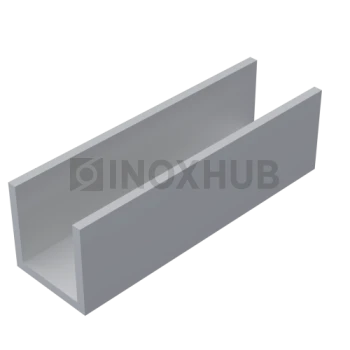 П швеллер 15 AL, 15×15×15×1.5 мм, кратно 3 м, Анодированный алюминий