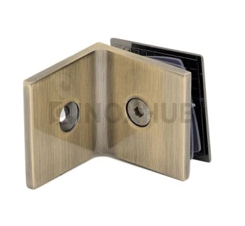 Коннектор L-обр. (722 Bronze) стекло-стена, под Бронзу