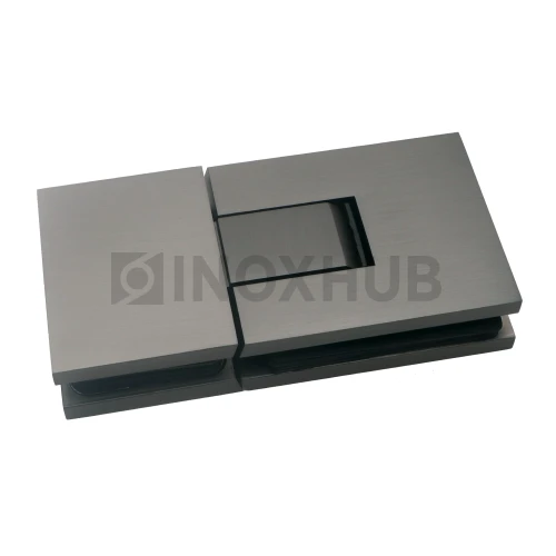 Петля (520 GM) стекло-стекло 180°, нерж. сталь, антрацит