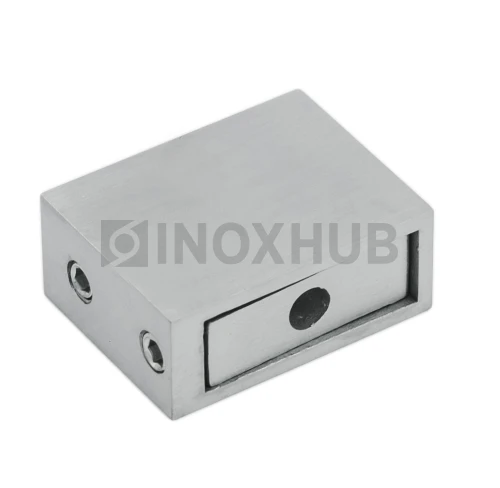 Держатель штанги (343 SSS) к стене, штанга 30×10 мм, нерж. сталь матовая Держатель штанги (343 SSS) к стене, штанга 30×10 мм, нерж. сталь матовая