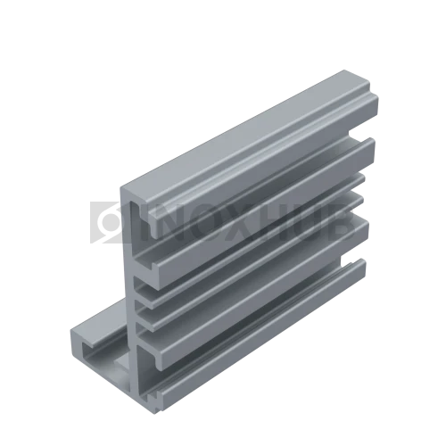Комплект (801 AL) L-обр. дверной коробки, 2300+2300+1300 мм, Анодированный алюминий 