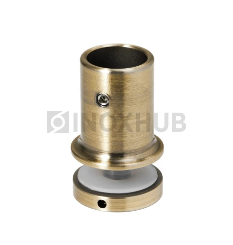 Держатель стекла (906 Bronze), через отверстие, штанга Ø19 мм, под Бронзу Держатель стекла (906 Bronze), через отверстие, штанга Ø19 мм, под Бронзу