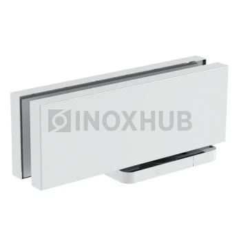 Доводчик-Петля (82 PSS) фиксация 90°, дверь 850-1000 мм до 80 кг, нерж. сталь полированная