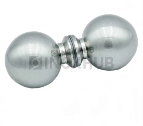 Кноб шар (698 SC), стекло 6.0-12.0 мм, матовый хром