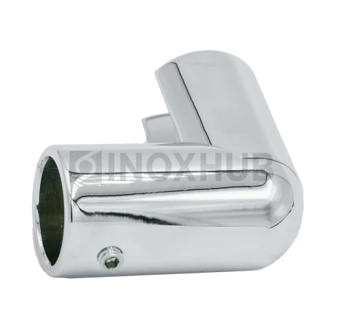 Держатель стекла (914АV PC) торцевой с выносом, штанга Ø19 мм, полированный хром Держатель стекла (914АV PC) торцевой с выносом, штанга Ø19 мм, полированный хром