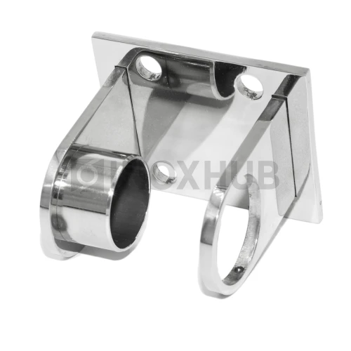 Пластина торцевого крепления стойки под сборку, Ø38.1 мм, AISI 304, GRIT 600 Пластина торцевого крепления стойки под сборку, Ø38.1 мм, AISI 304, GRIT 600