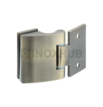 Петля (513 Bronze) стена-стекло, открывание наружу, под Бронзу