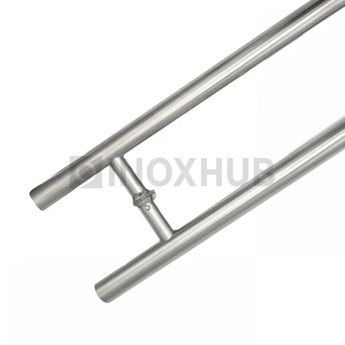 Ручка (633-450-25 SSS) 25×275×450 мм, стекло 8-12 мм, нерж. сталь матовая Ручка (633-450-25 SSS) 25×275×450 мм, стекло 8-12 мм, нерж. сталь матовая