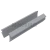 Уплотнитель для П швеллер 22 и П швеллер 24, стекло 8.0 мм, серый Уплотнитель для П швеллер 22 и П швеллер 24, стекло 8.0 мм, серый