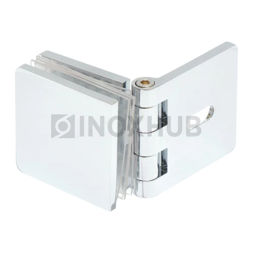 Коннектор (722 reg PSS) стена-стекло регулируемый, латунь, полированный хром