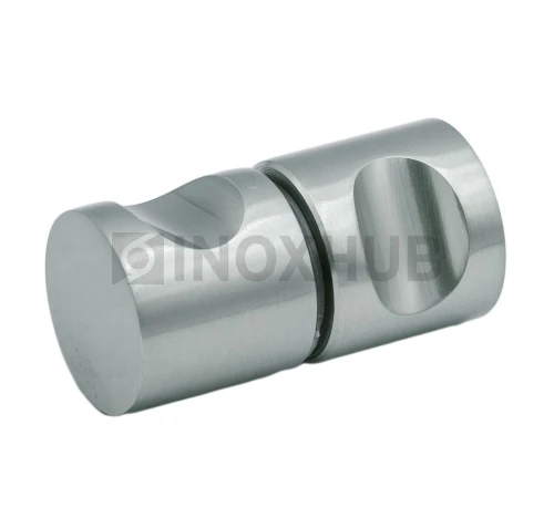 Кноб (696 SC), стекло 6.0-12.0 мм, матовый хром Кноб (696 SC), стекло 6.0-12.0 мм, матовый хром