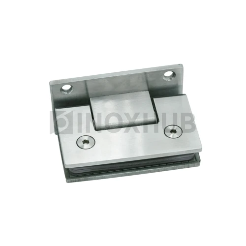 Петля (301 SSS) стена-стекло (без фаски) двустороннее крепление, нерж. сталь матовая